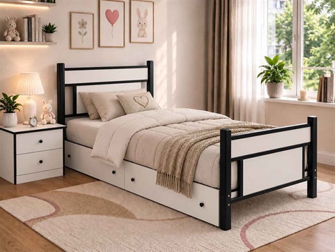 تخت تک نفره فلزی اپل T350